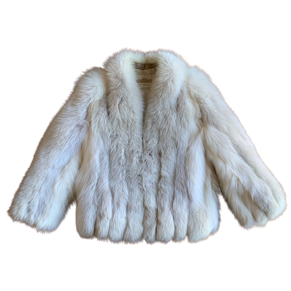 Authentic vintage fox fur coat small medium